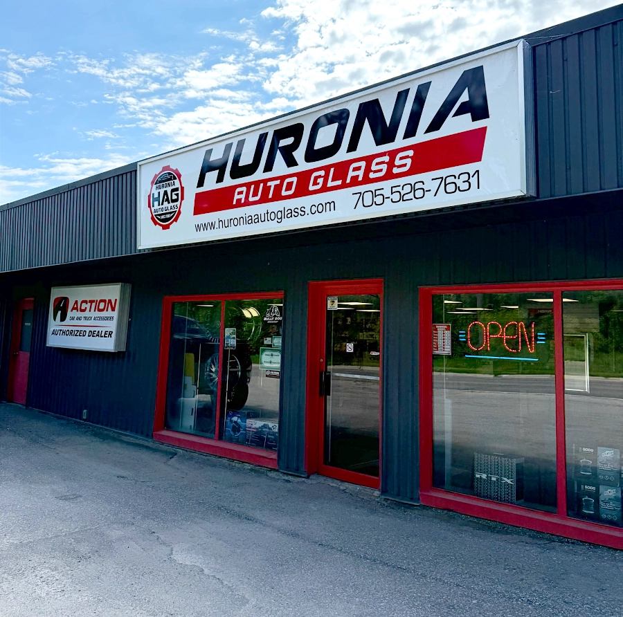 Huronia Auto Glass technicians at work